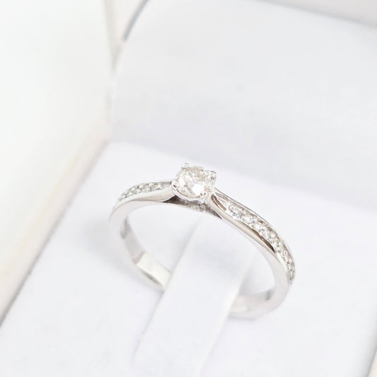 טבעת אירוסין 0.37 קראט