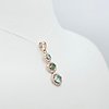תליון רוז גולד אמרלד ויהלומים 0.79 קראט.